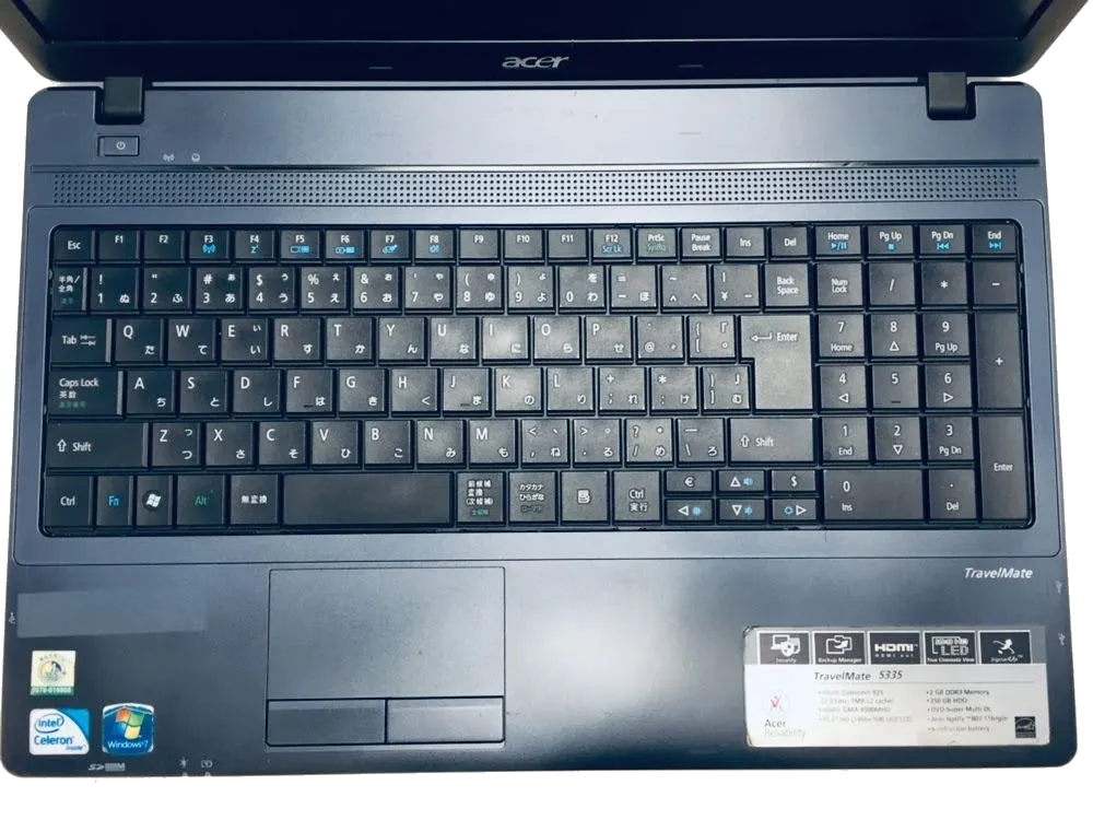 Замена шлейфа матрицы Acer TravelMate 5335